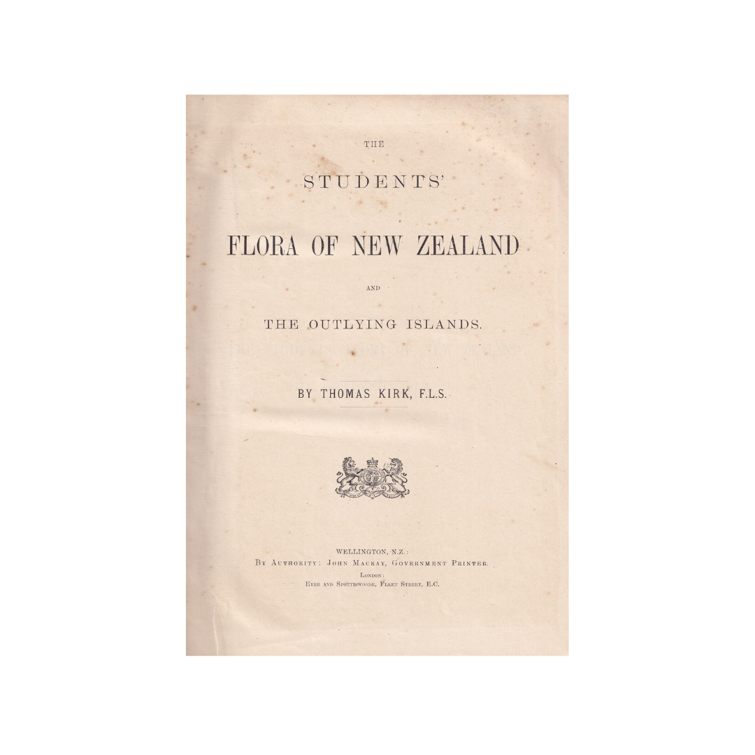 The Students’ Flora of New Zealand and the Outlying Islands.