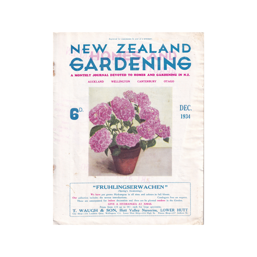 New Zealand Gardening Magazine, 1934.