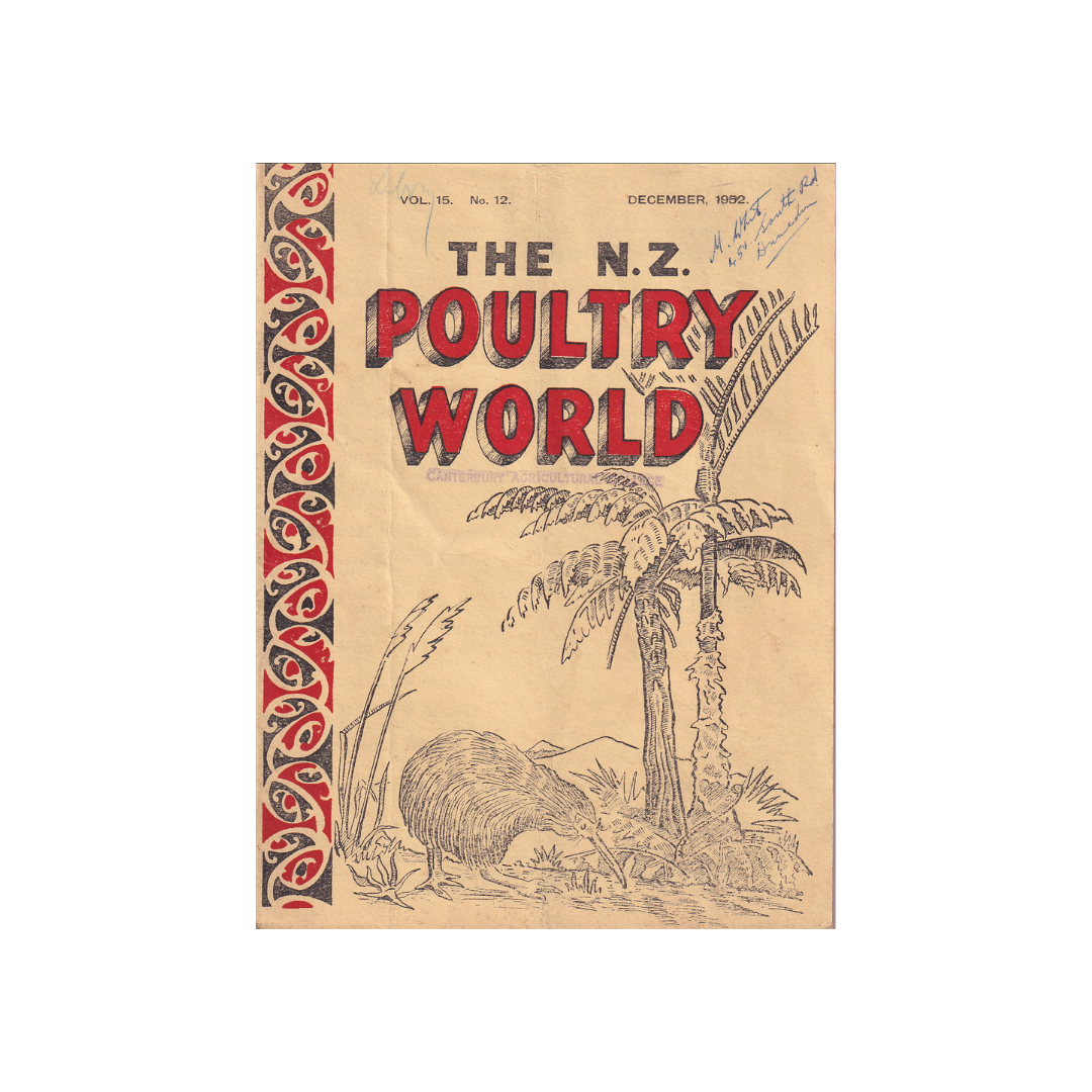 The N.Z. Poultry World, 1952 & 1953. TWO COPIES.